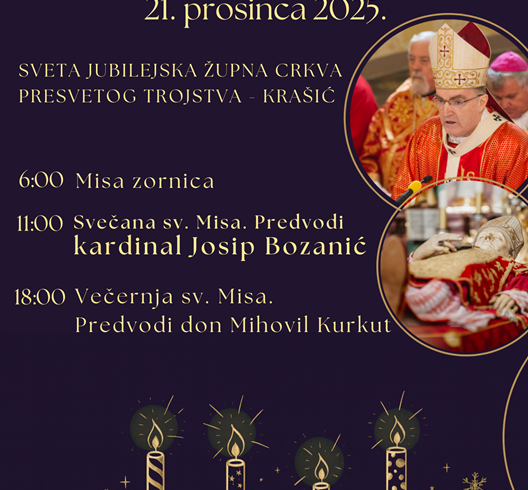 Kardinal Bozanić predvodi misno slavlje u Krašiću